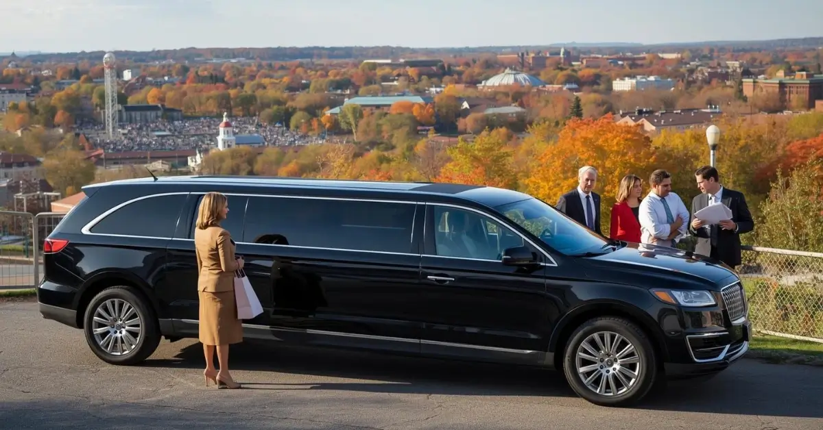 chauffeur-guiding-how-to-choose-a-limo-service-in-syracuse-autumn-event-scene