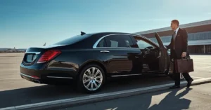 sleek-car-service-to-laguardia-airport-business-traveler-chauffeur-arrival