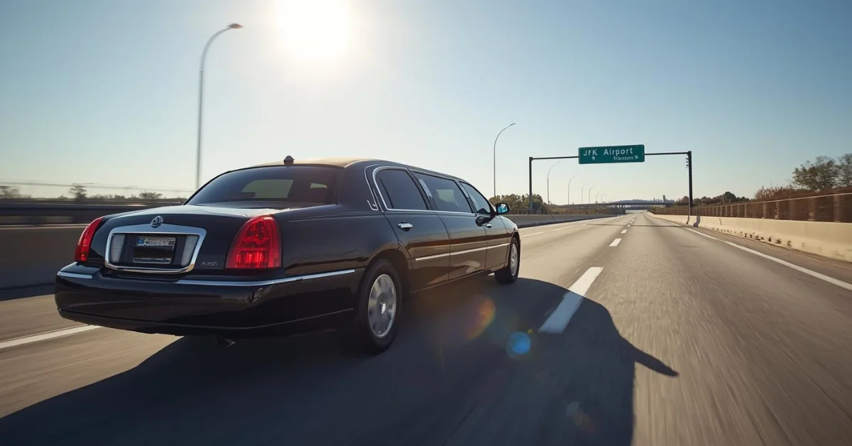 sleek-limo-travelling-from-laguardia-airport-to-jfk-airport-as-part-of-luxury-transport
