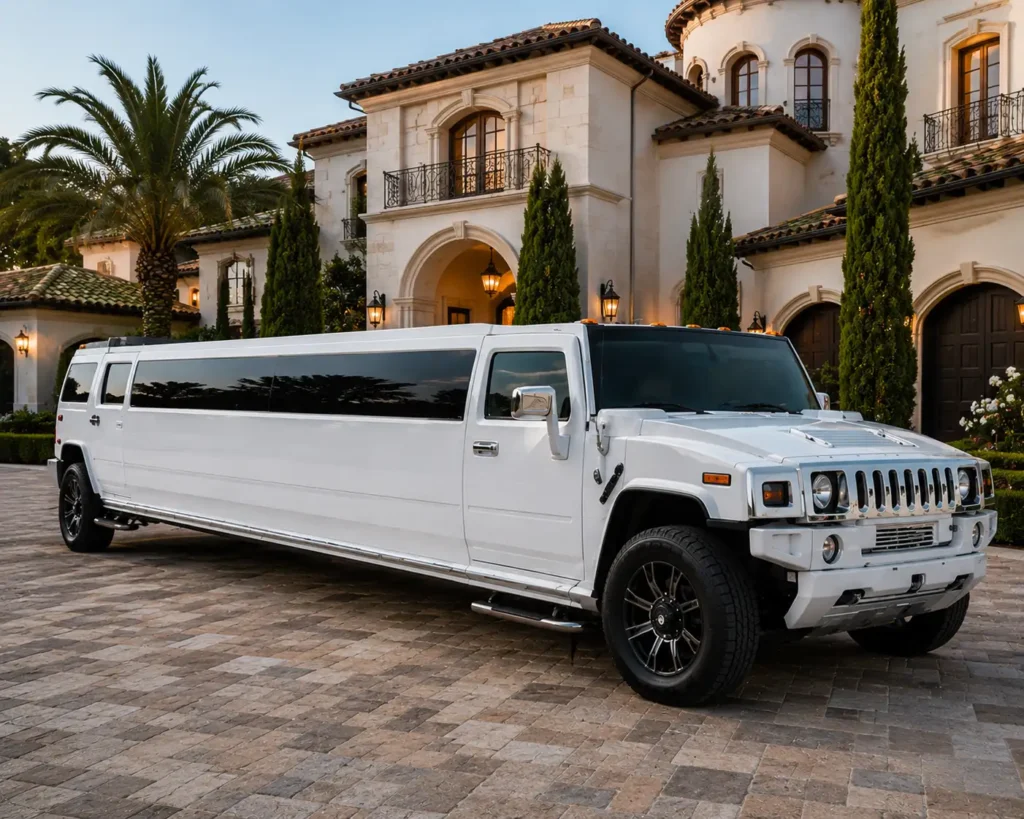 white-hummer-stretch-limousine-providing-luxury-transportation-for-airport-transfers-parties-and-corporate-events